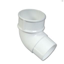 kalsi white round 68mm downpipe 112° offset bend