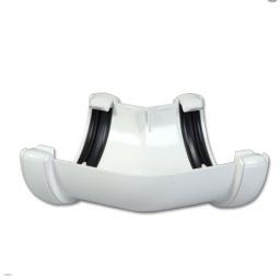 kalsi white round gutter 135° angle