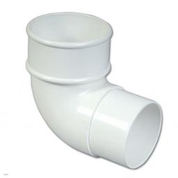 kalsi white round 68mm downpipe 92.5° pipe bend