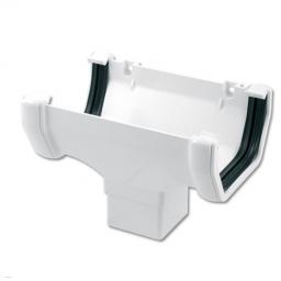 kalsi white square gutter running outlet