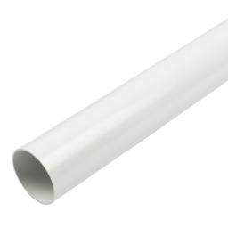 kalsi white round 68mm downpipe in 2.5m 4m and 5.5m lengths