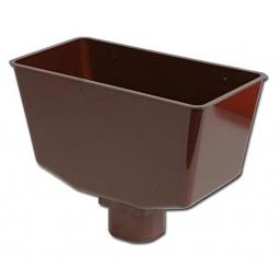 kalsi brown downpipe hopper uniVersal fitting for round and square pipes