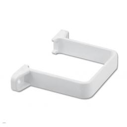 kalsi white square downpipe flush clip