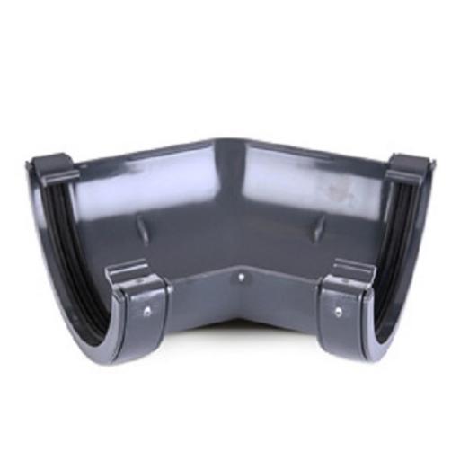 Anthracite Round Gutter 135° Angle