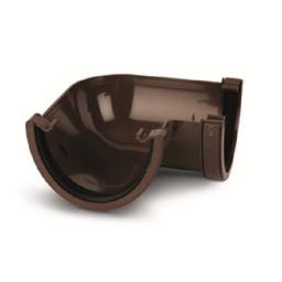 kalsi aquaflow brown deepflow or high capacity gutter 90° angle