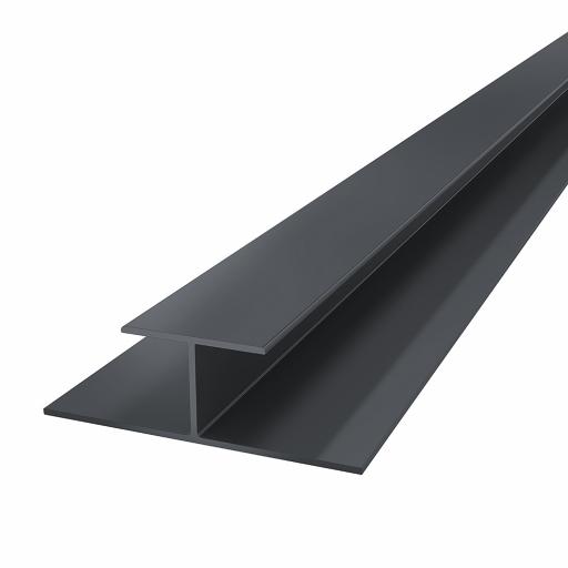 Anthracite Grey Butt Joint Trim Coastline Profile