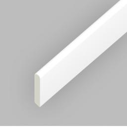 white pvc 30mm finishing trim