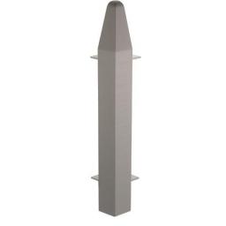 white 150mm chamfered skirting external corner single