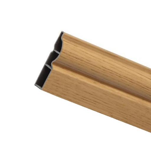 english oak 60mm torus ogee pvc door architrave