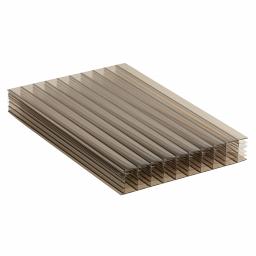 25mm bronze multi wall polycarbonate roofing sheet