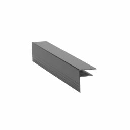 10mm anthracite grey aluminium f section