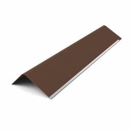 brown bitumen corrugated roofing gable angle