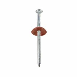 red corrugated bitumen roofing sheet drive nails in packs of 50 or 200