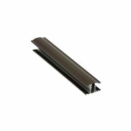 brown timber supported snap down glazing bar 25mm - 35mm