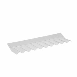 3" profile pvc corrugated roof sheet wall flashing