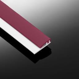 gloss fuchsia hygienic wall cladding capping strip 