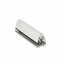 white self supporting glazing bar