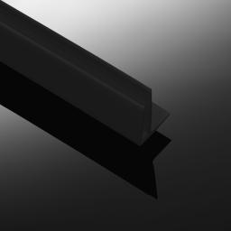 pvc wall cladding external corner joint gloss slate black