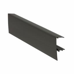 PVC F Section 25mm Brown