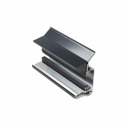 black ash wallplate for self suporting polycarbonate roof system