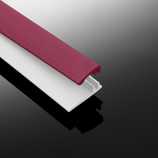 Fuchsia Gloss Wall Cladding Two Part Capping Strip