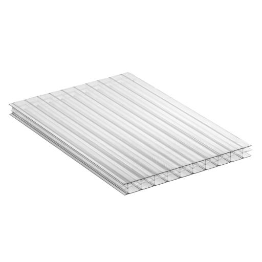 16mm clear triple wall polycarbonate roofing sheet