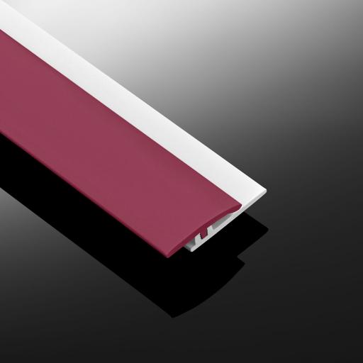 gloss fuchsia wall cladding transition strip 