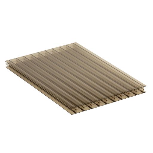 16mm Bronze Triplewall Polycarbonate