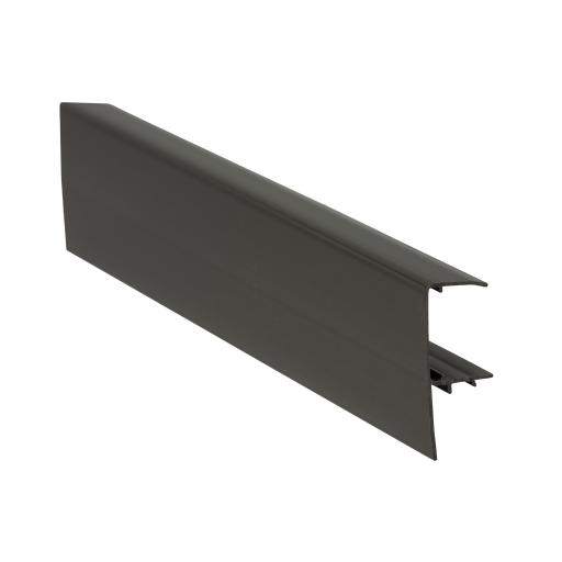 PVC F Section 25mm Brown