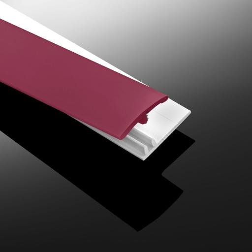 Fuchsia Gloss Wall Cladding Two Part Transition Strip