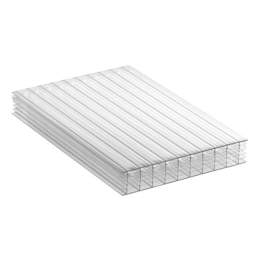 32mm clear multi wall polycarbonate roofing sheet