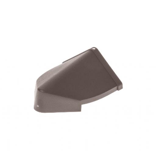 Dark Brown Envirotile Standard Hip End Cap