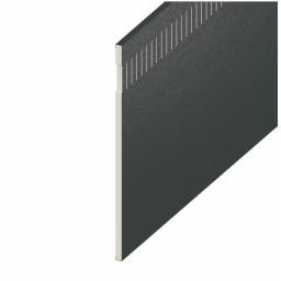 anthracite grey vented soffit board