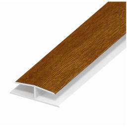 golden oak soffit board h section joint