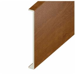 golden oak fascia capping board double lipped