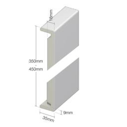 double edged replacement fascia dimensions