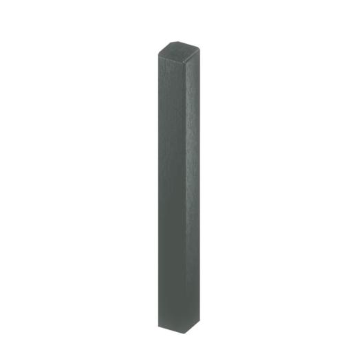 450mm Anthracite Dark Grey Fascia Corner - Double Ended