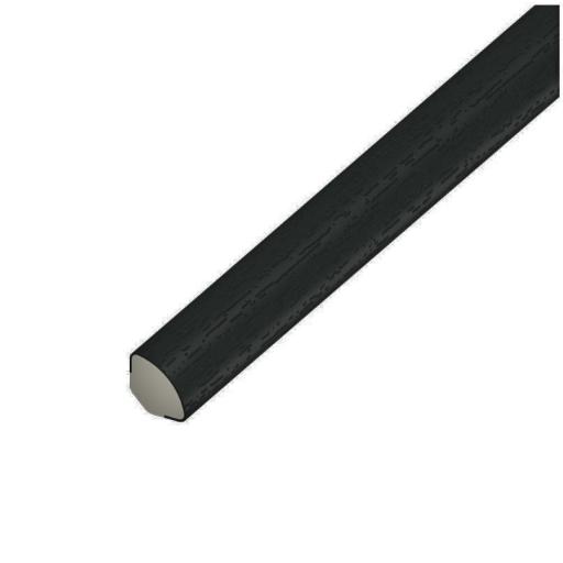 Black Ash PVC 17.5mm Quadrant