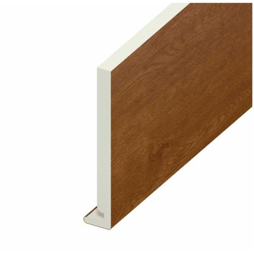 Golden / Light Oak Replacement Fascia Board 18mm x 5m