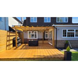 EZ Glaze Decking and Pergola Project