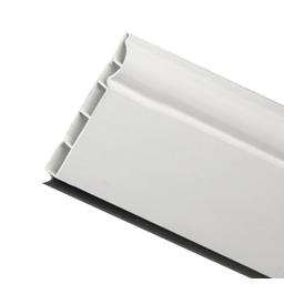 100mm white upvc skirting board torus