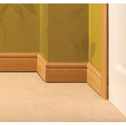 fited english oak 150mm torus skirting board