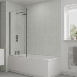 frosty white pvc bathroom wall panel