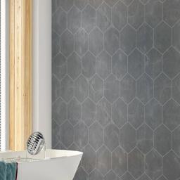 lunar stone hexagon tile panel