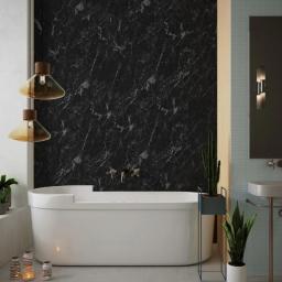 black marble pvc wall panel