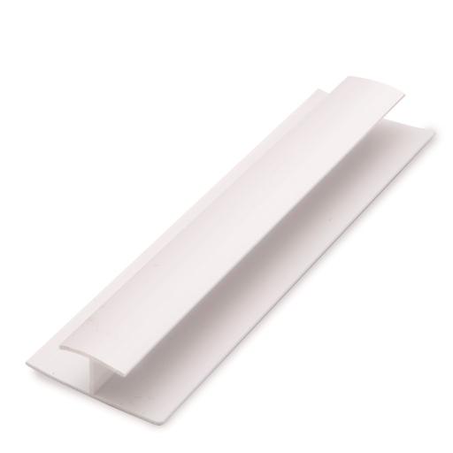 White H Joint Trim 10mm x 2.7m