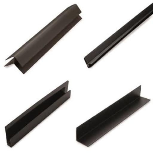 10mm Black PVC Panel Trims