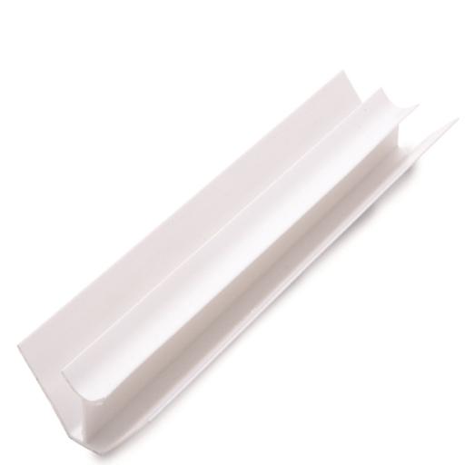 White 1 Part Internal Corner Trim 10mm x 2.7m