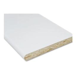 white laminated window board