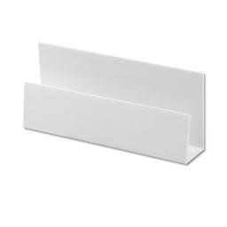 white shiplap cladding u trim or starter trim 5m length